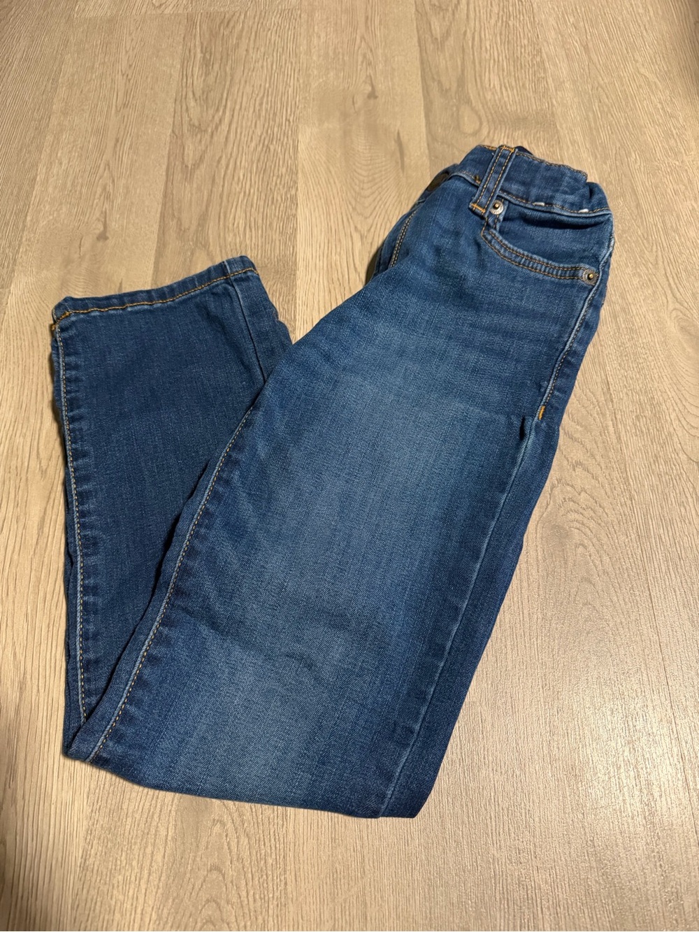abercrombie kids dark blue skinny jeans